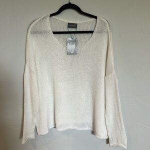 NWT Wooden Ships White sweater